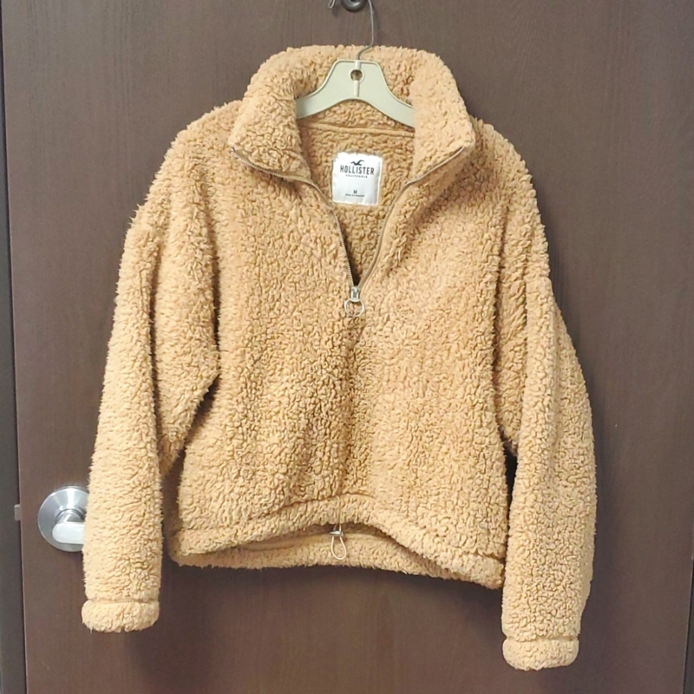 Hollister soft half zip pull over